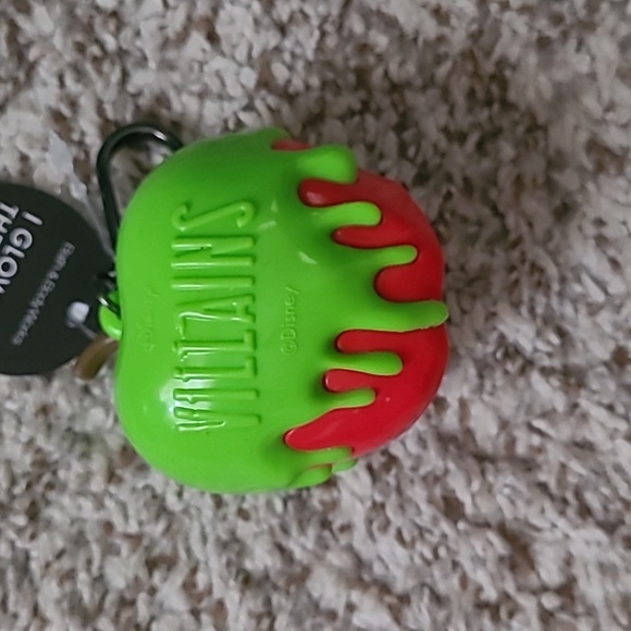 Disney Evil Queen Glow in the Dark Poison Apple Hand Sanitizer Keychain - Picture 3 of 3